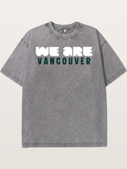 Vancouver Dark Green Monochrome Washed T-shirt