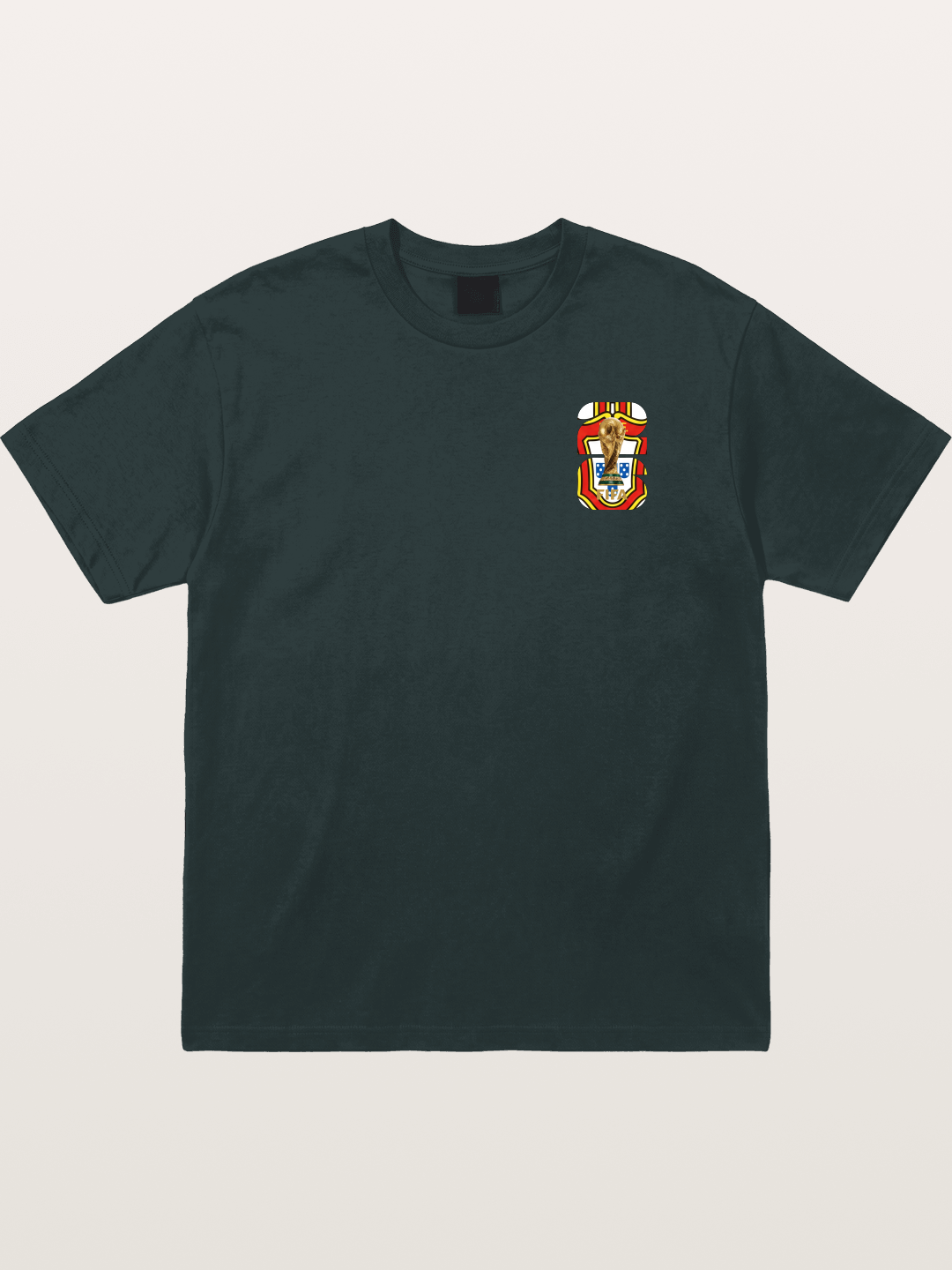 Portugal World Cup Trophy Emblem Gildan T-shirt