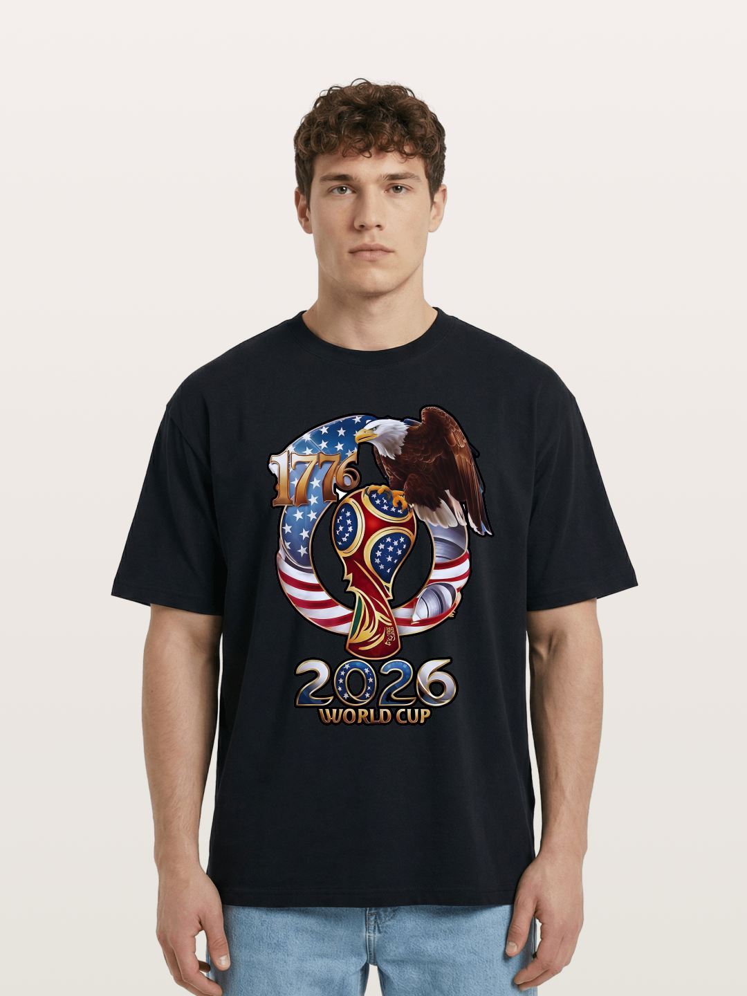 2026 WC Eagle Trophy Art Cotton T-shirt