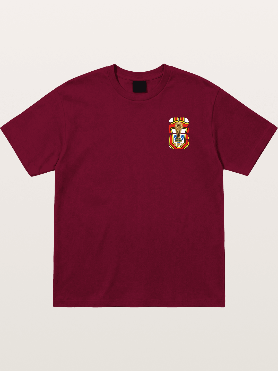 Portugal World Cup Trophy Emblem Gildan T-shirt