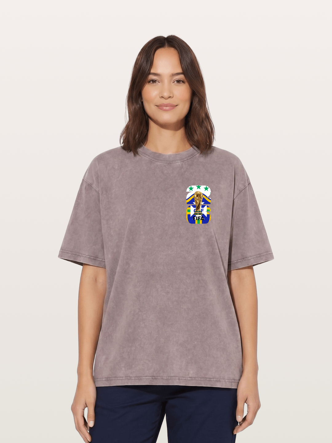 FIFA World Cup Brazil Five Stars Washed T-shirt