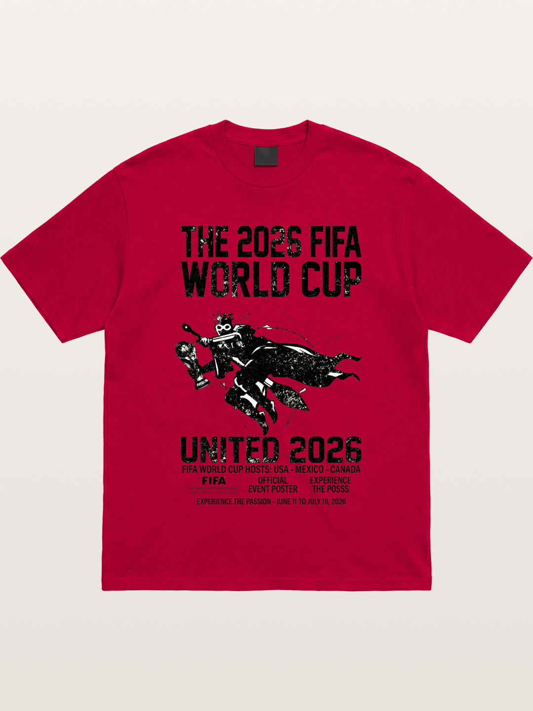 2026 World Cup Rider Poster Gildan T-shirt
