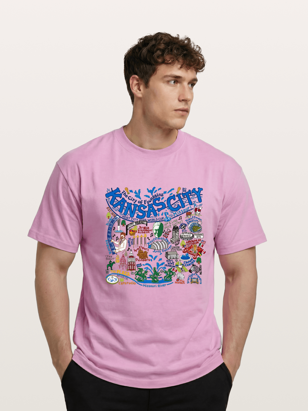 Kansas City World Cup Graphic Gildan T-shirt