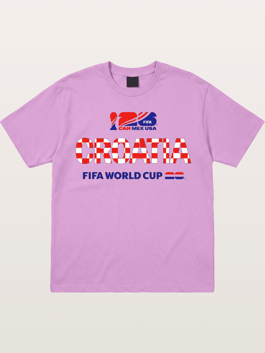 Croatia 2026 World Cup Typo Gildan T-shirt