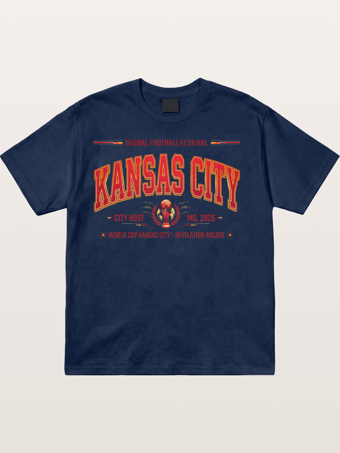 Kansas City 2026 WC Art Cotton T-shirt