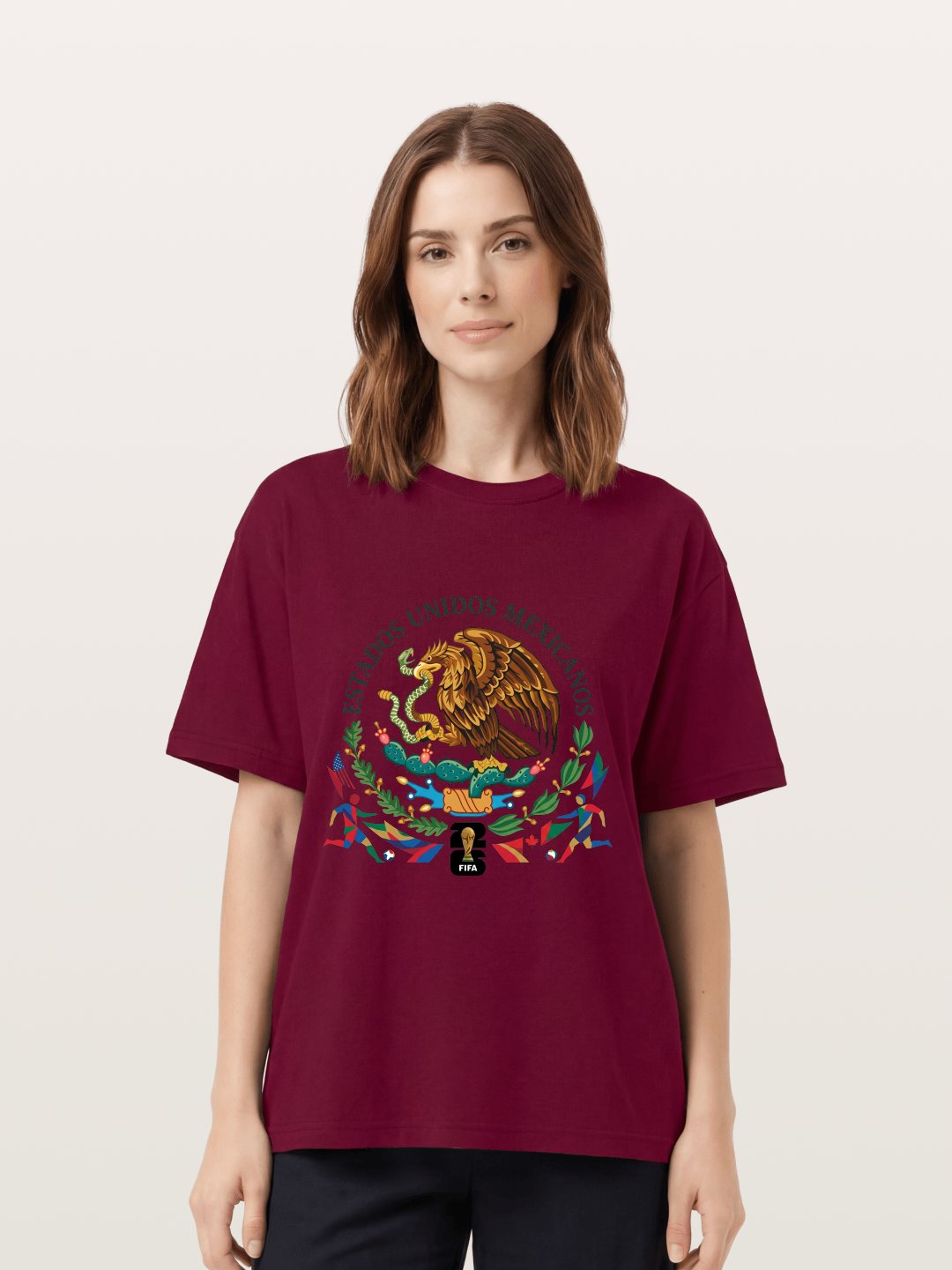 Mexican Eagle World Cup Art Gildan T-shirt