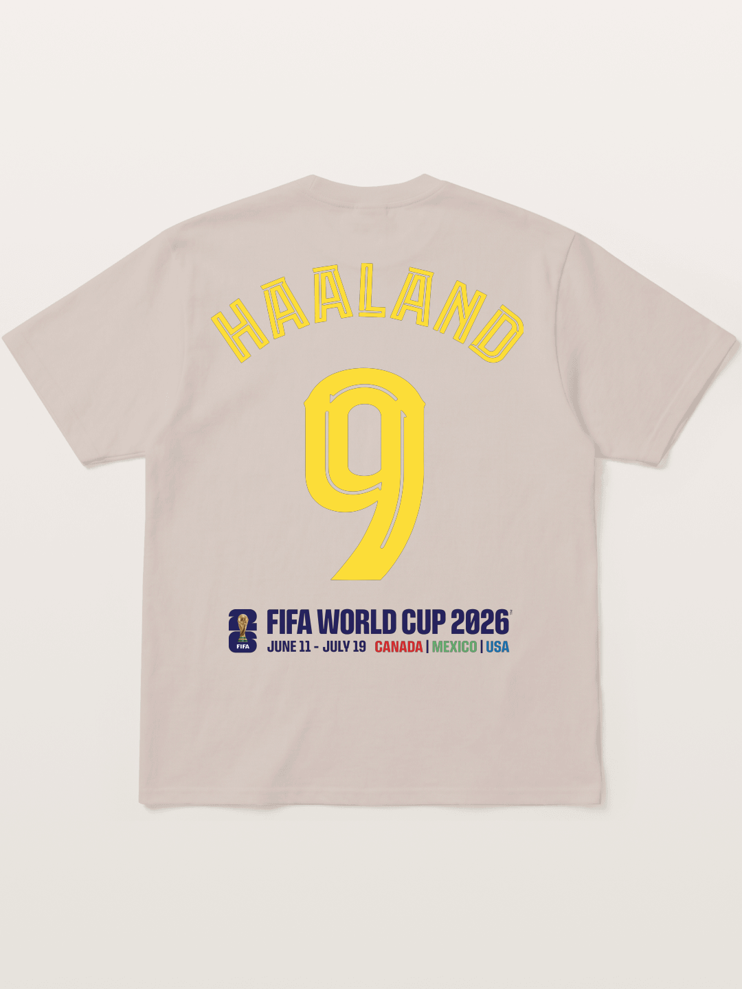 Haaland 9 World Cup 2026 Cotton T-shirt