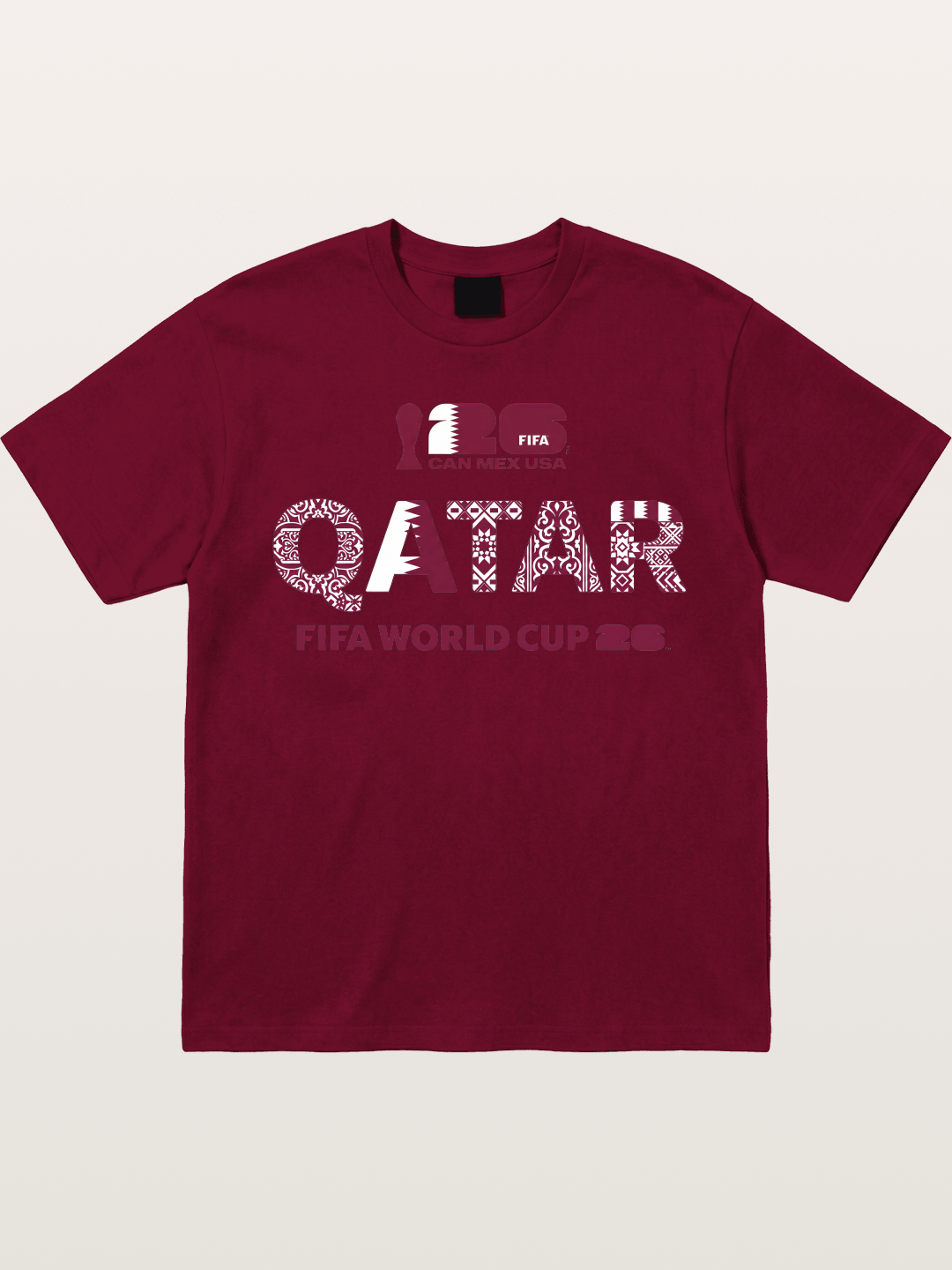 Qatar 2026 Geometric Ornament Art Gildan T-shirt