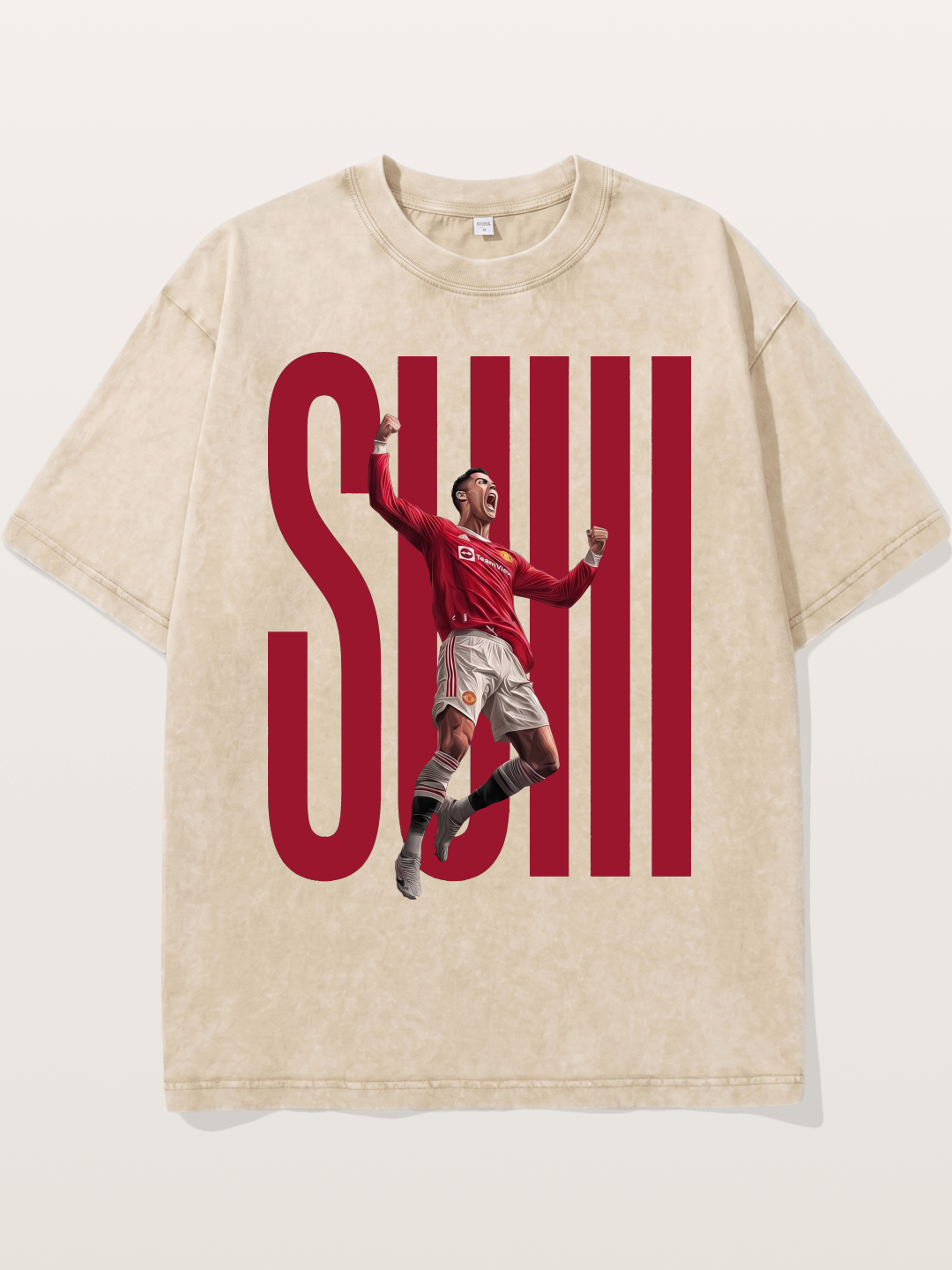 Ronaldo Manchester United Goal Pose Washed T-shirt