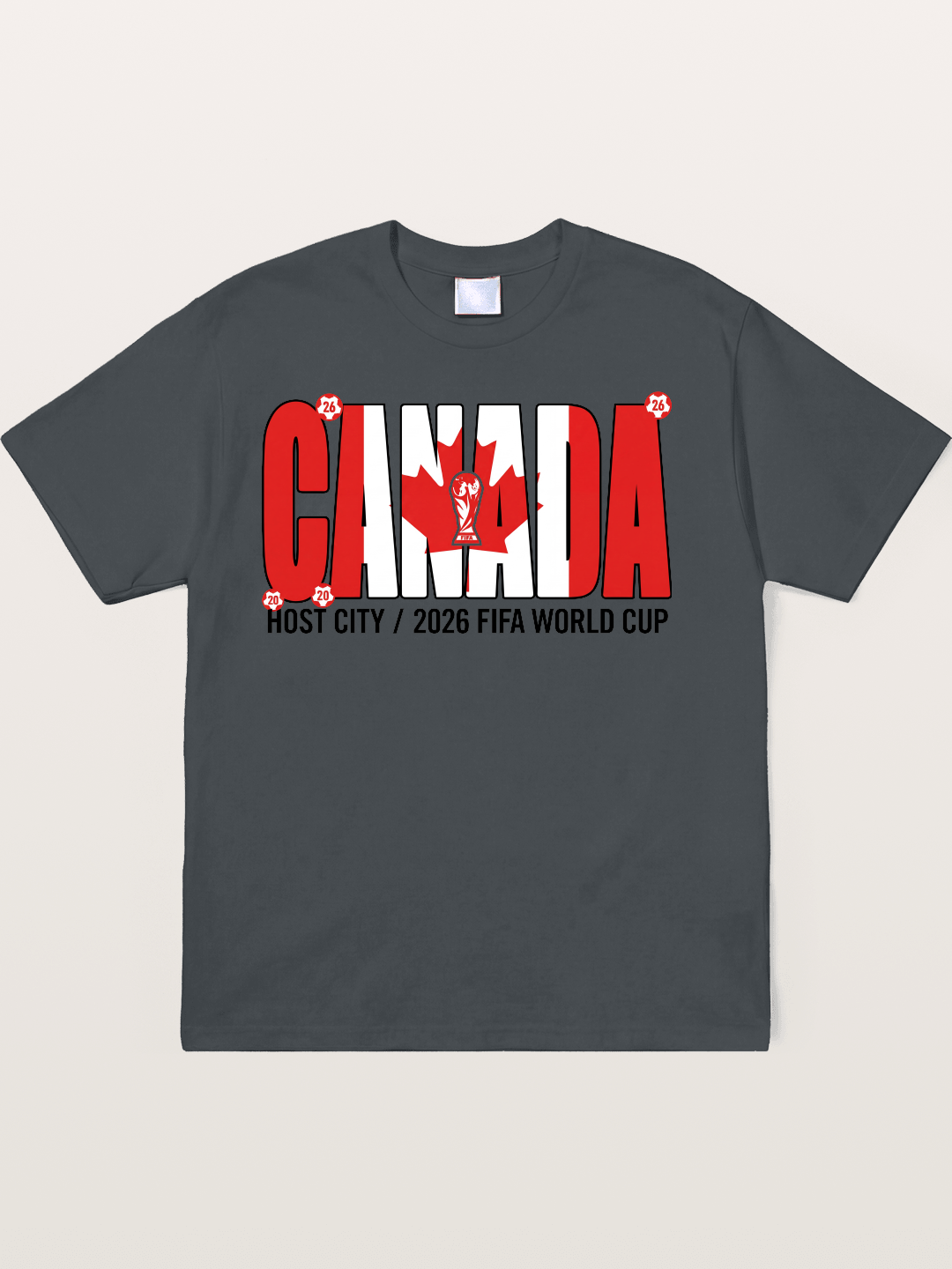 Canada 2026 World Cup Typography Soft-Stay T-shirt