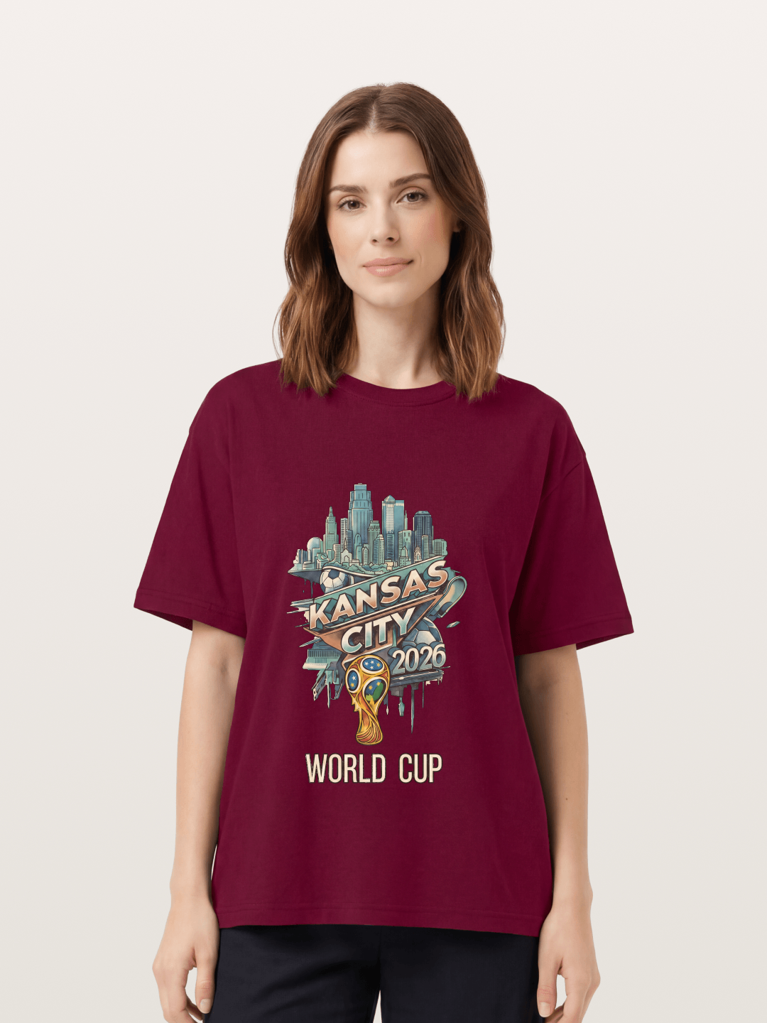 KC World Cup 2026 Emblem Gildan T-shirt