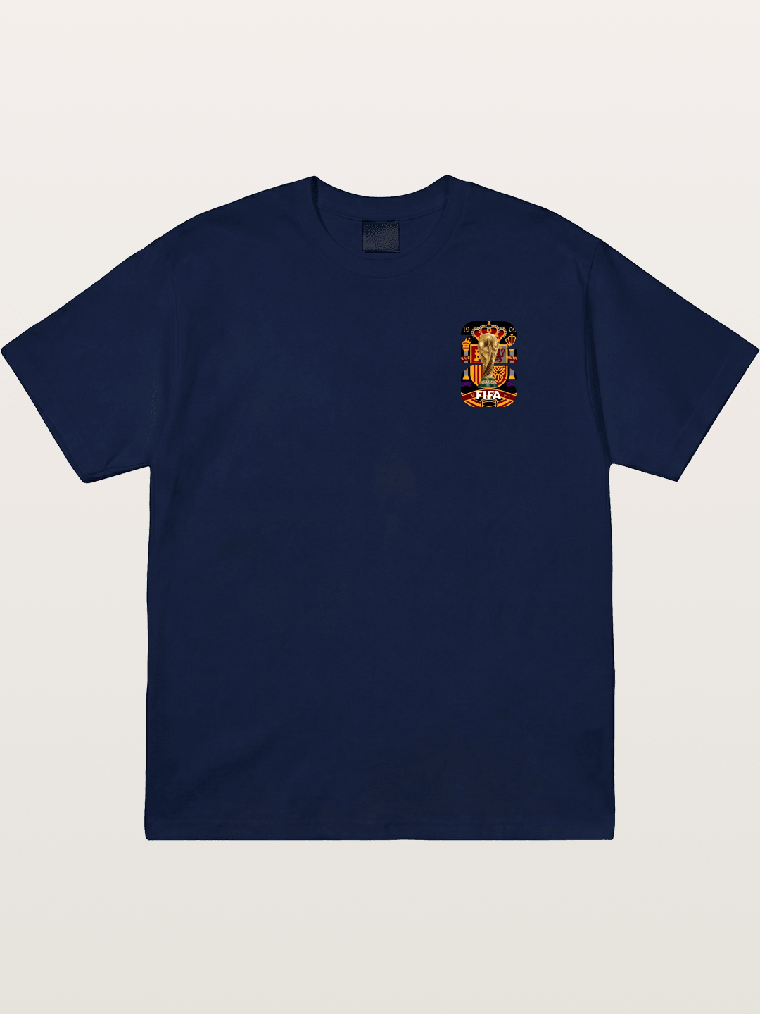Spain World Cup Trophy Crest Gildan T-shirt