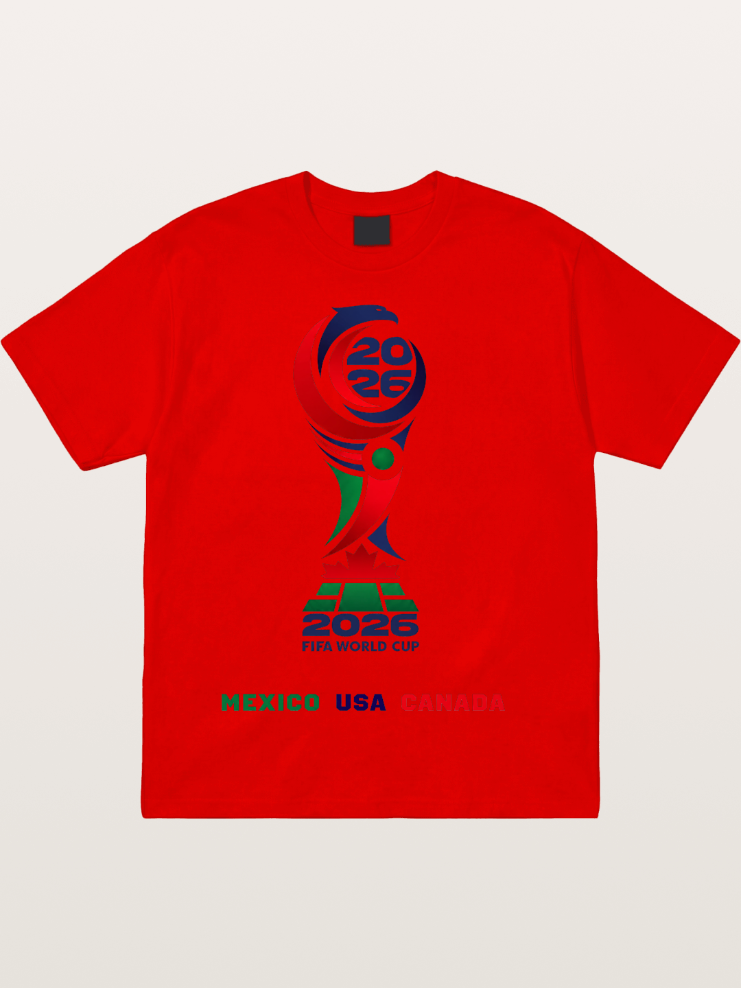 2026 World Cup Logo Art Cotton T-shirt