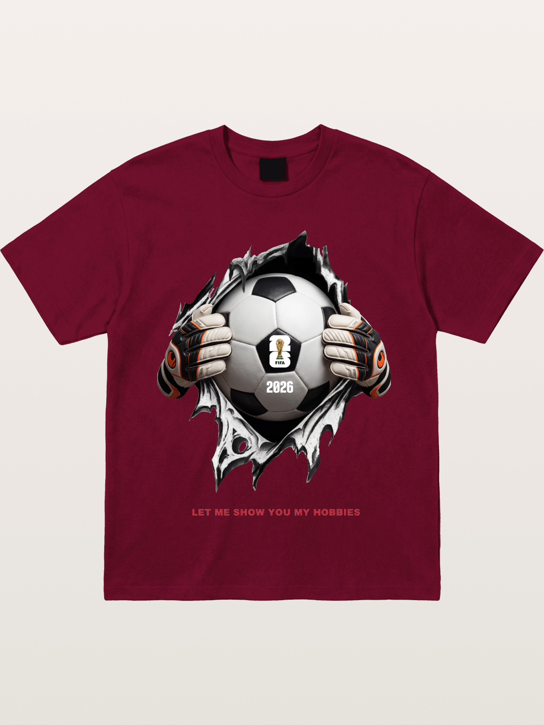 Soccer Ball Tear Effect 2026 Gildan T-shirt