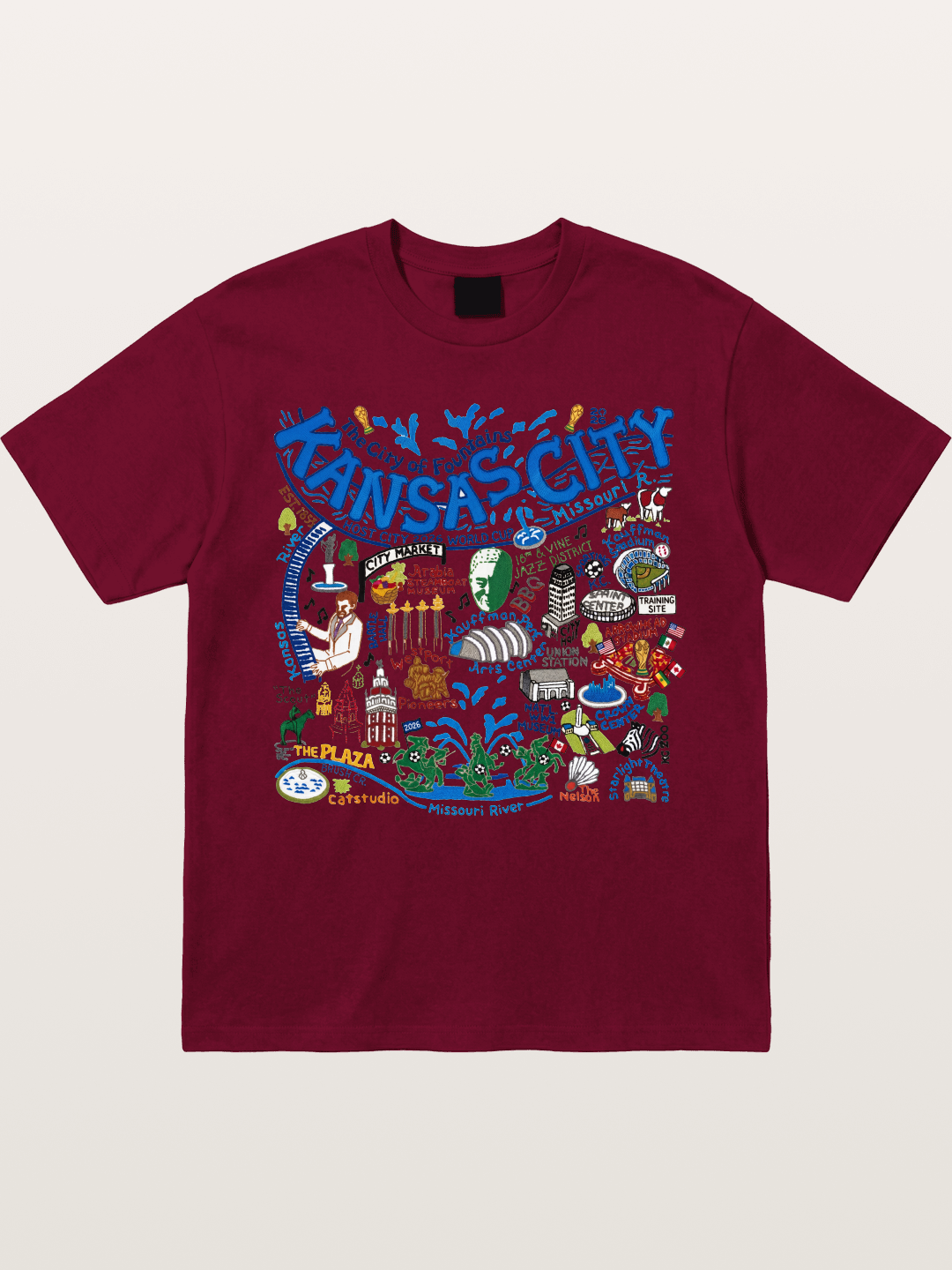 Kansas City World Cup Graphic Gildan T-shirt
