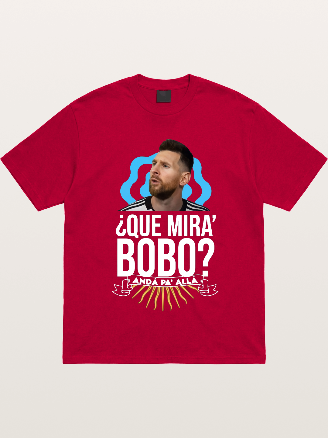Messi Argentina Sun Design Gildan T-shirt