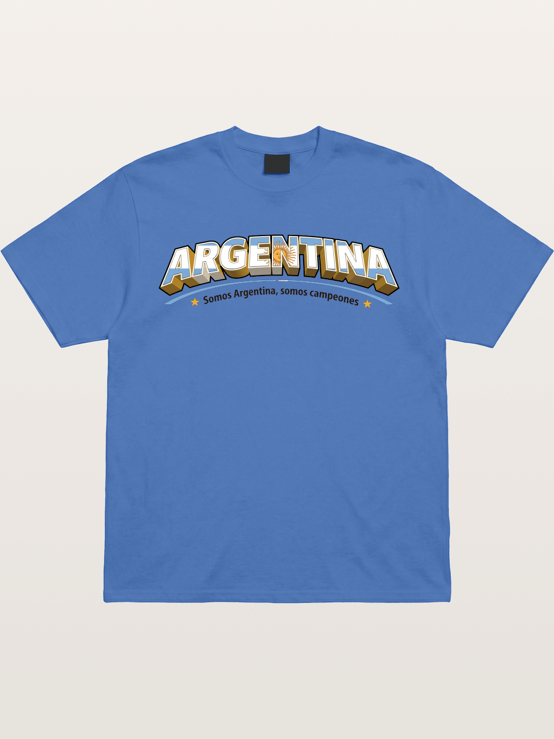 Argentina Retro Team Logo WC Gildan T-shirt