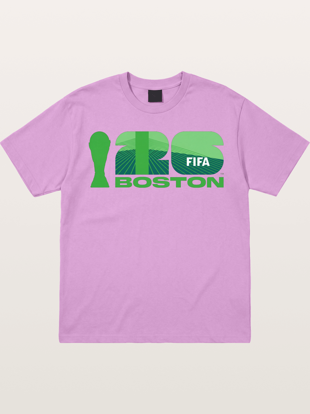Boston WC 2026 Green Geometric Logo Gildan T-shirt