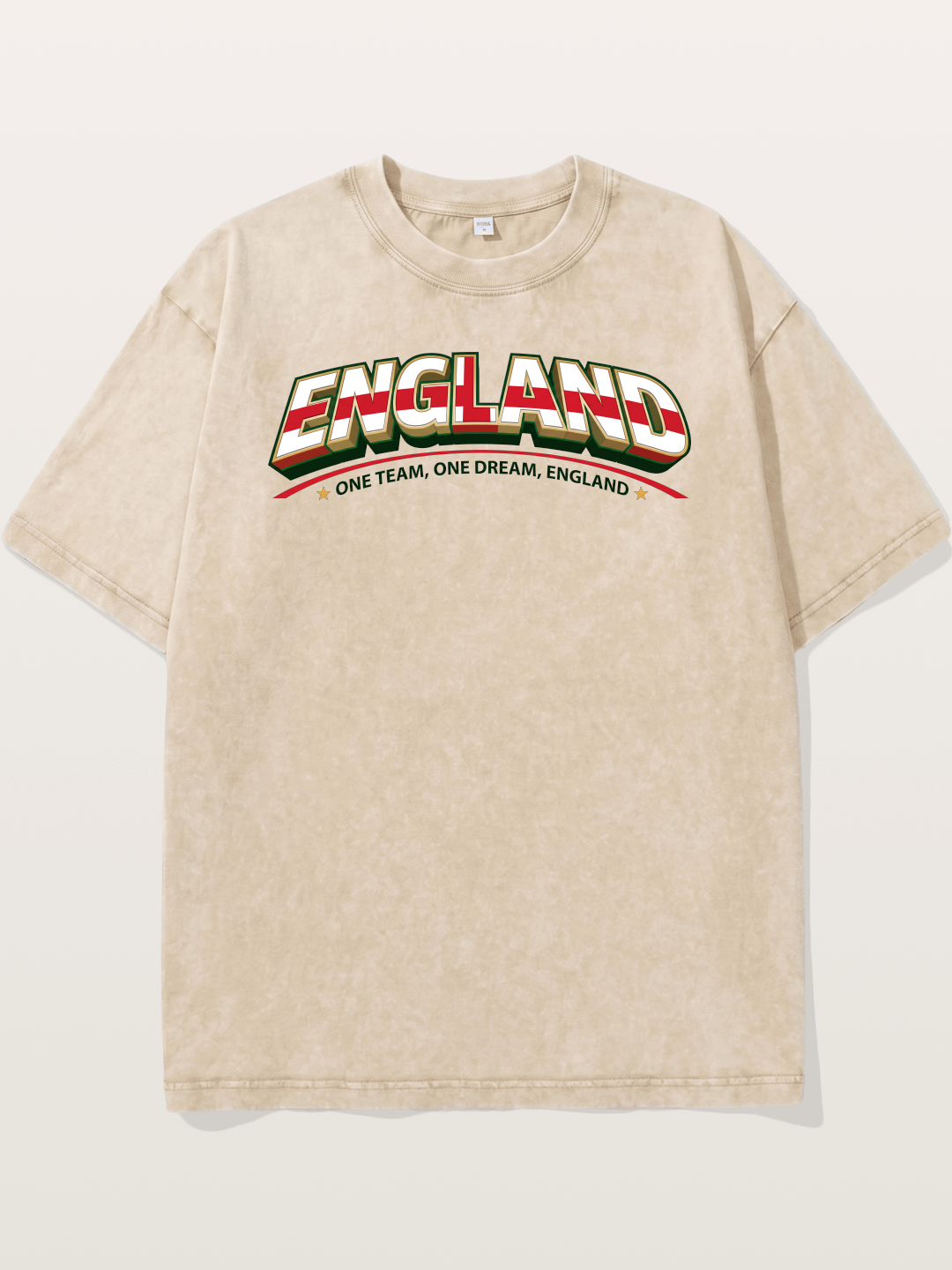 England Retro Team Logo WC Washed T-shirt