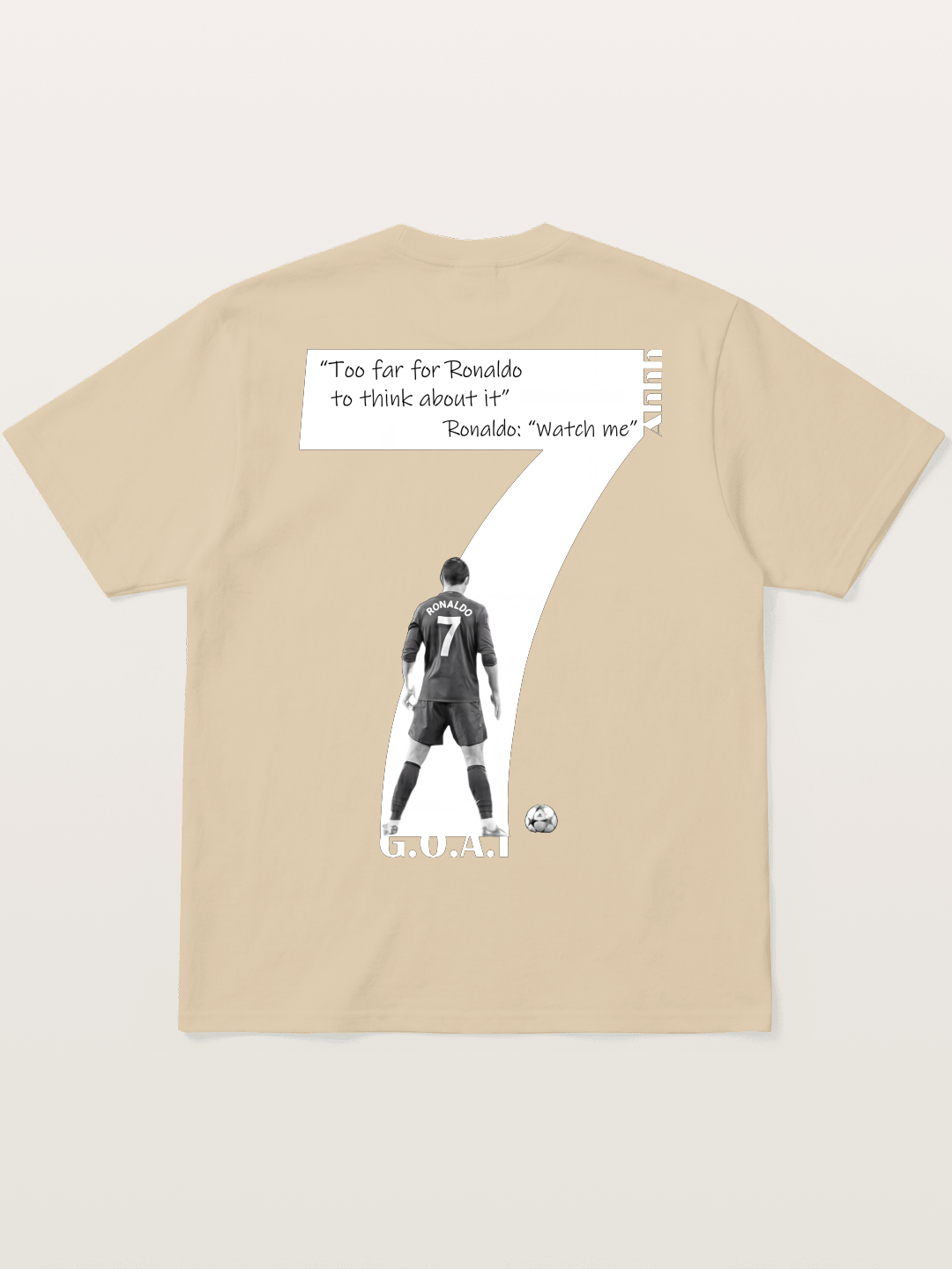 Ronaldo #7 Watch Me Quote Gildan T-shirt