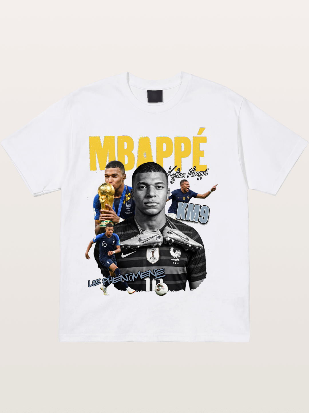 Kylian Mbappé KM9 Graphic Cotton T-shirt