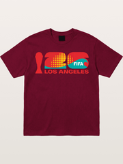 LA WC 2026 Geometric Dot Logo Gildan T-shirt