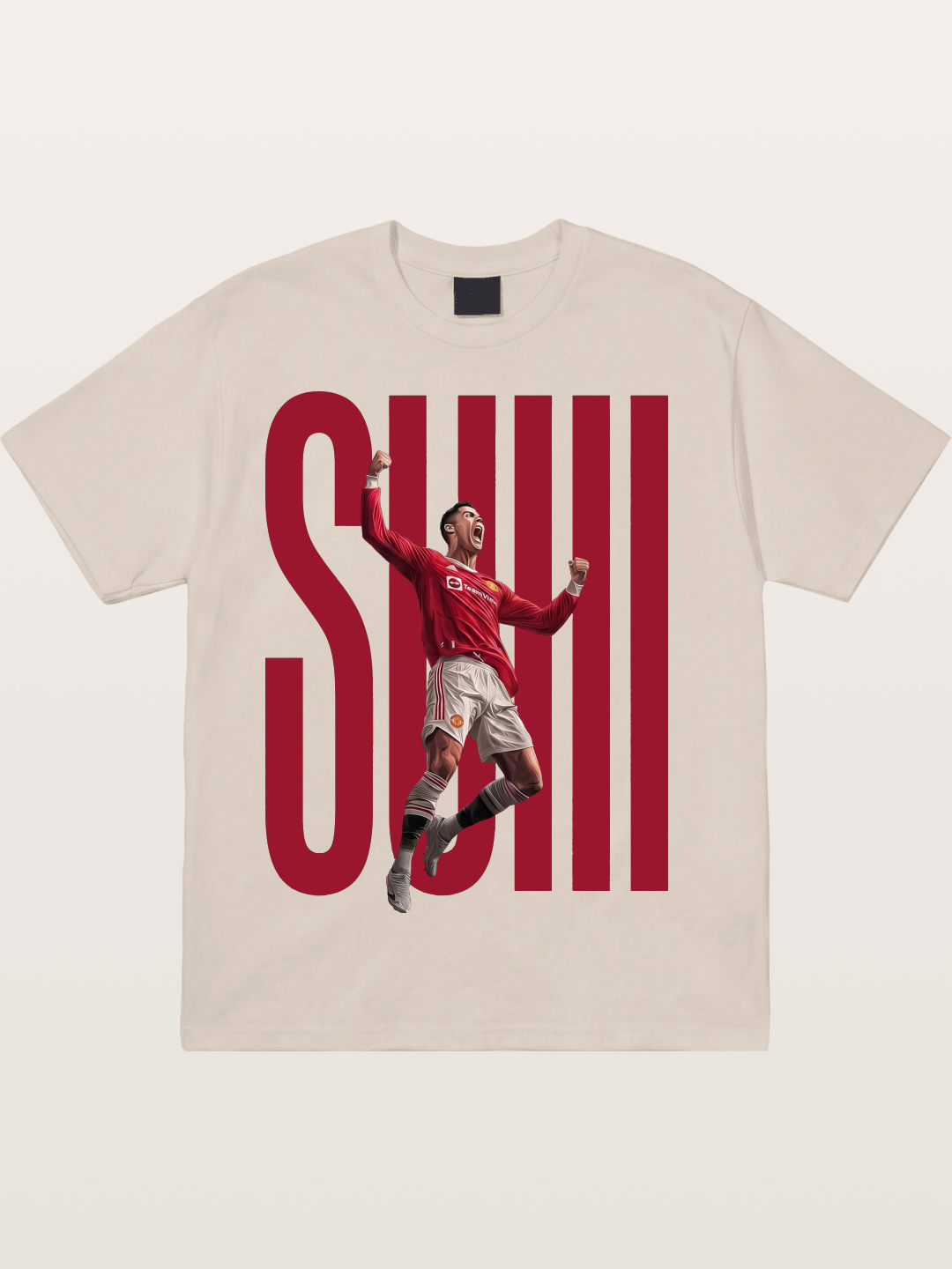 Ronaldo Manchester United Goal Pose Cotton T-shirt