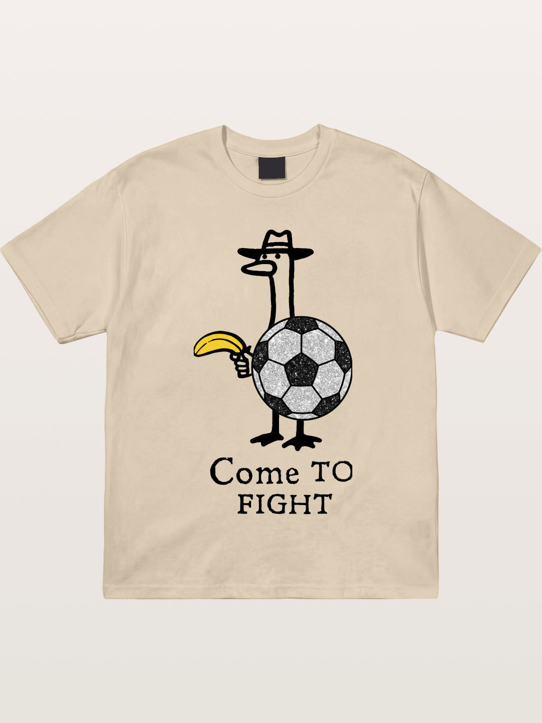 Ostrich Come To Fight Soccer Art Gildan T-shirt