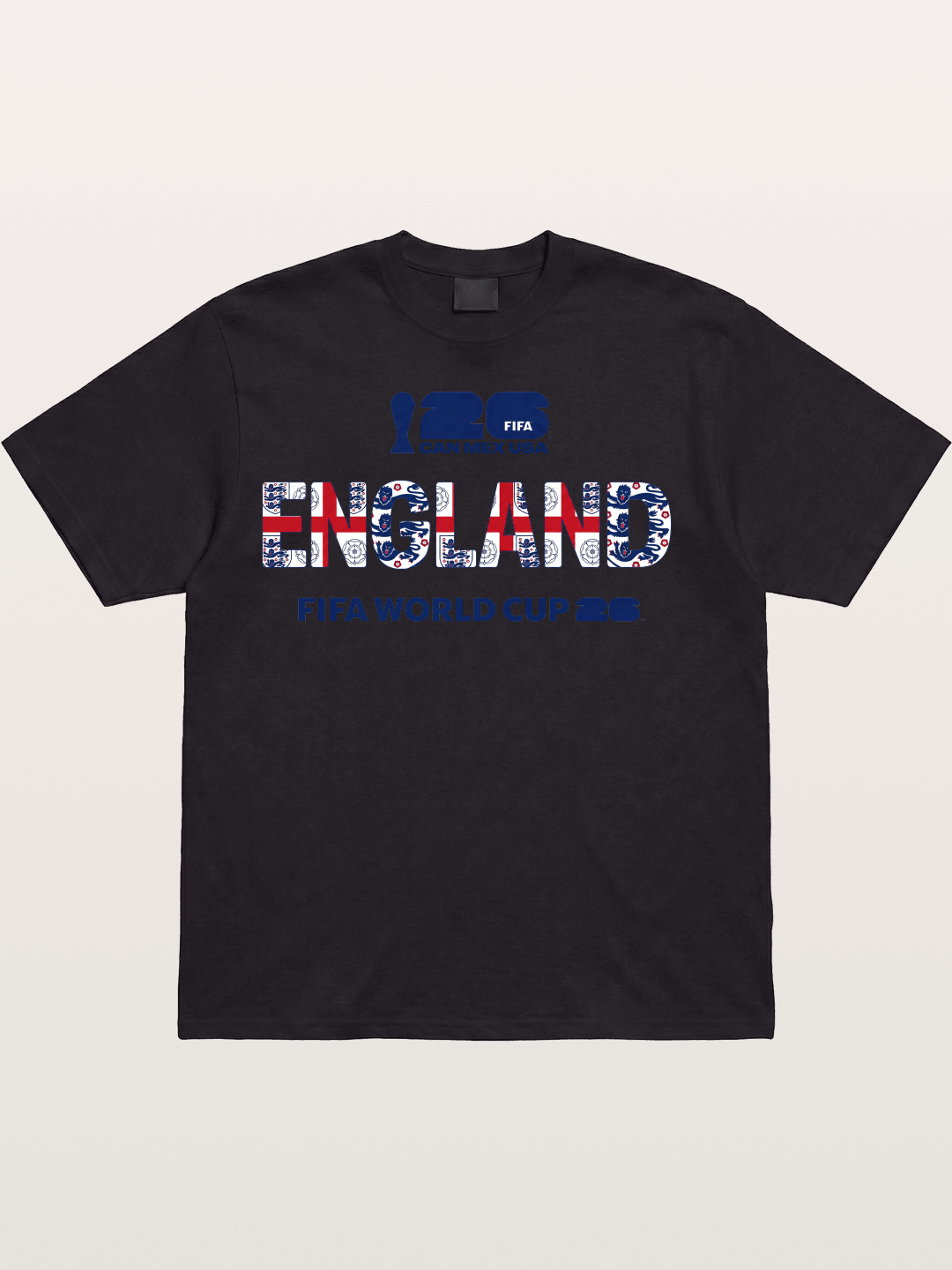 England 2026 World Cup Crest Cotton T-shirt