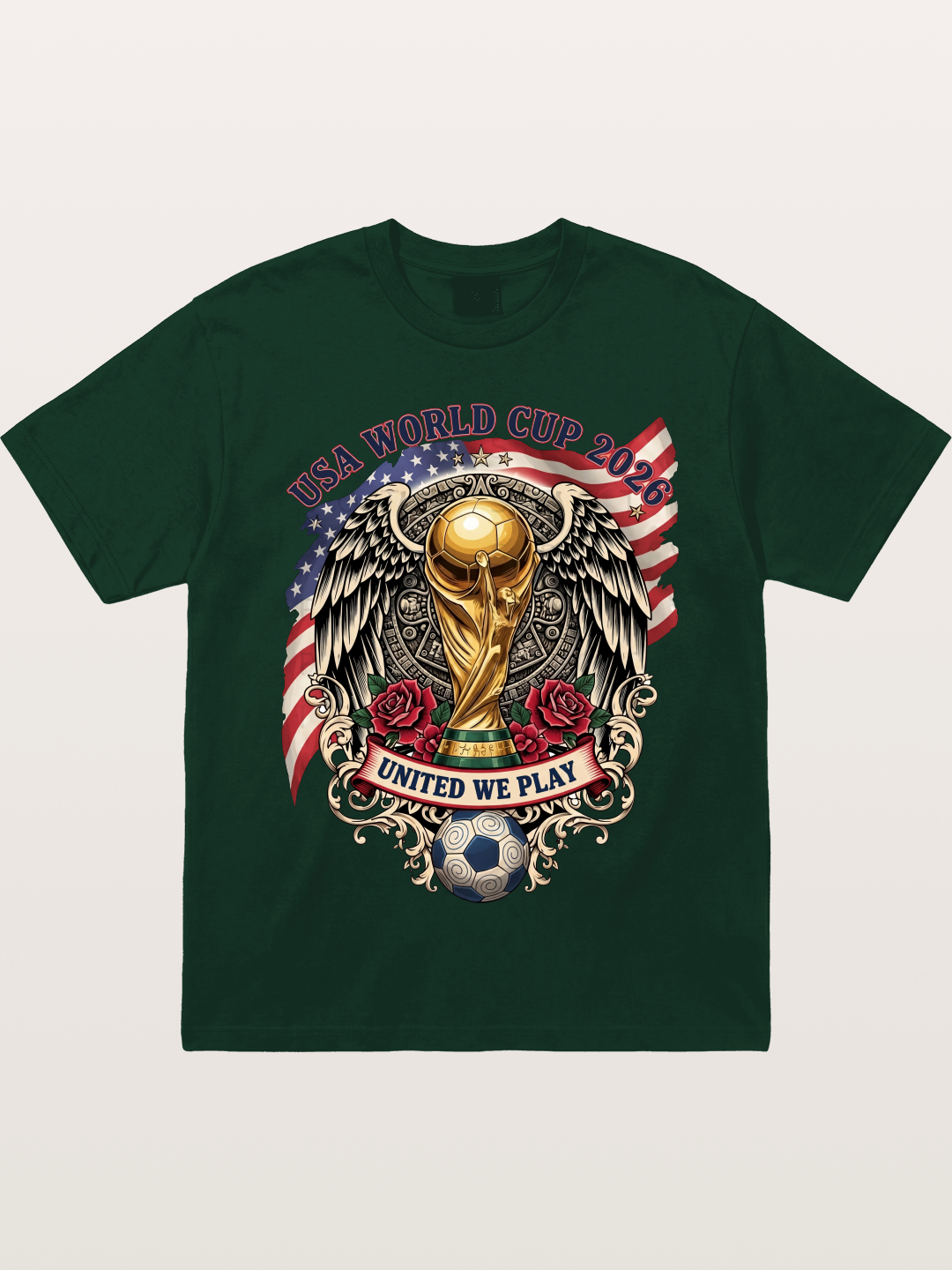 USA 2026 Winged World Cup Trophy Gildan T-shirt
