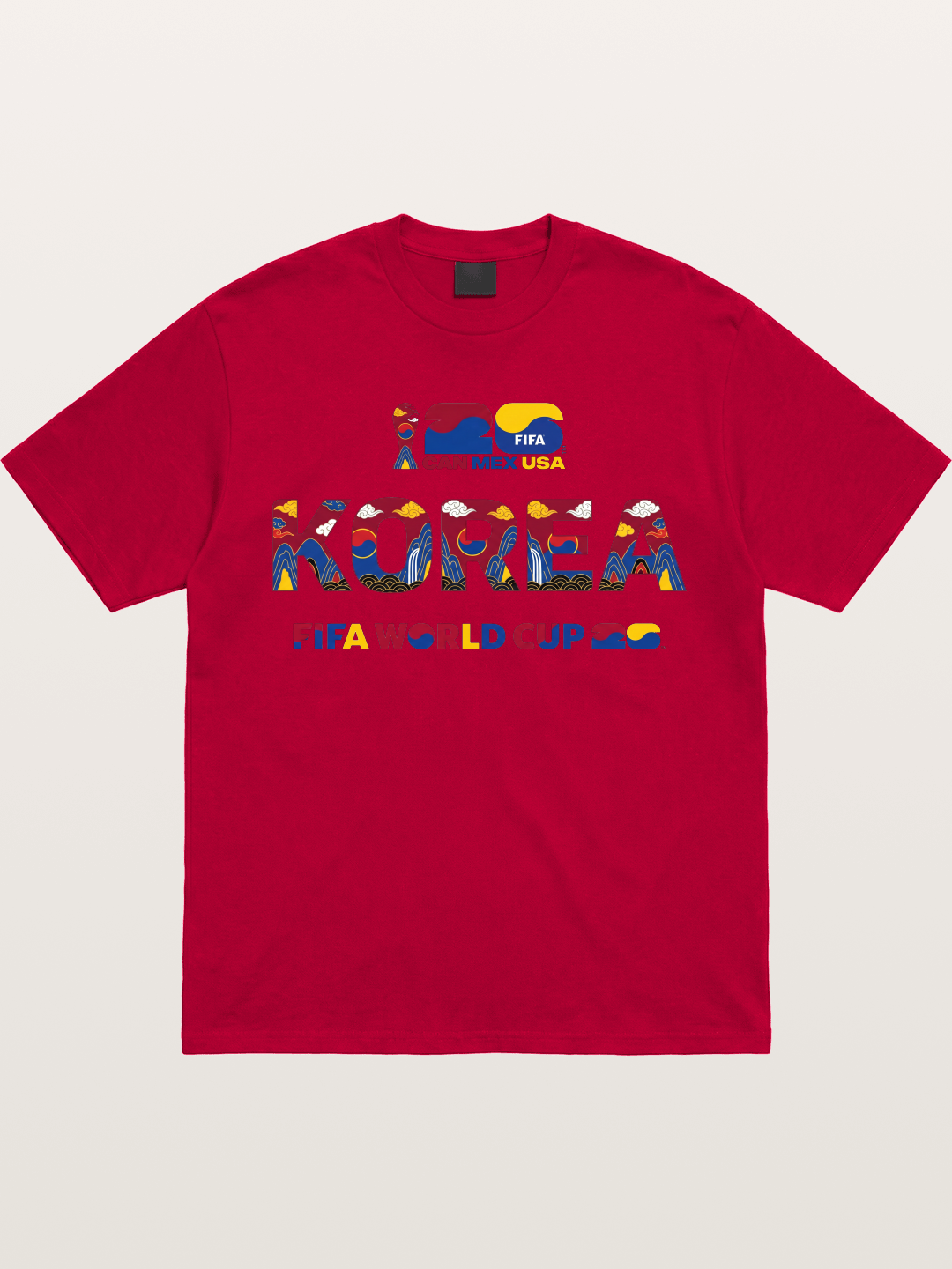Korea 2026 Folk Ornament Design Gildan T-shirt