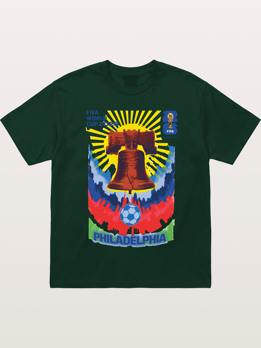 Philadelphia WC 2026 Liberty Bell Gildan T-shirt