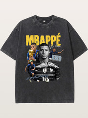 Kylian Mbappé KM9 Graphic Washed T-shirt