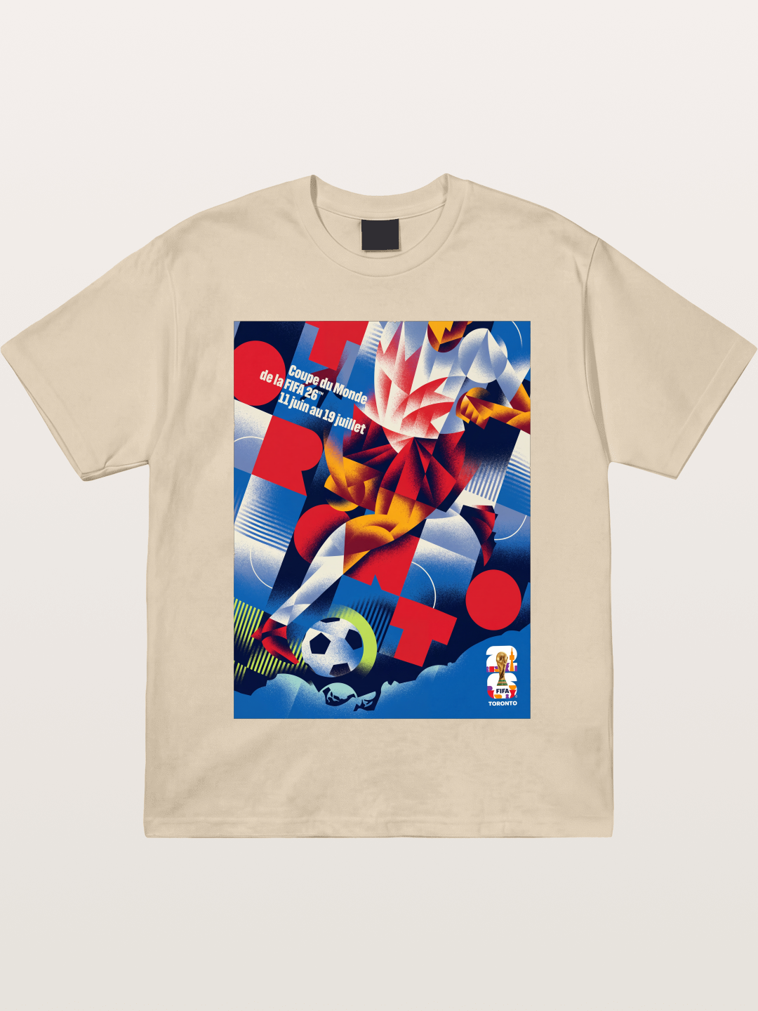 Canada WC 2026 Soccer Player Abstract Gildan T-shirt