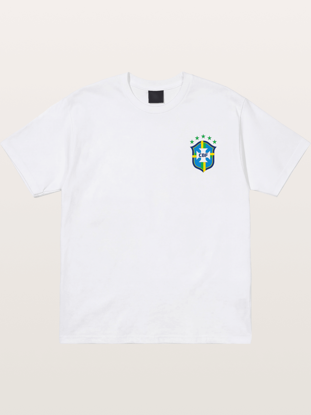 Brazil CBF Five Stars Shield Cotton T-shirt