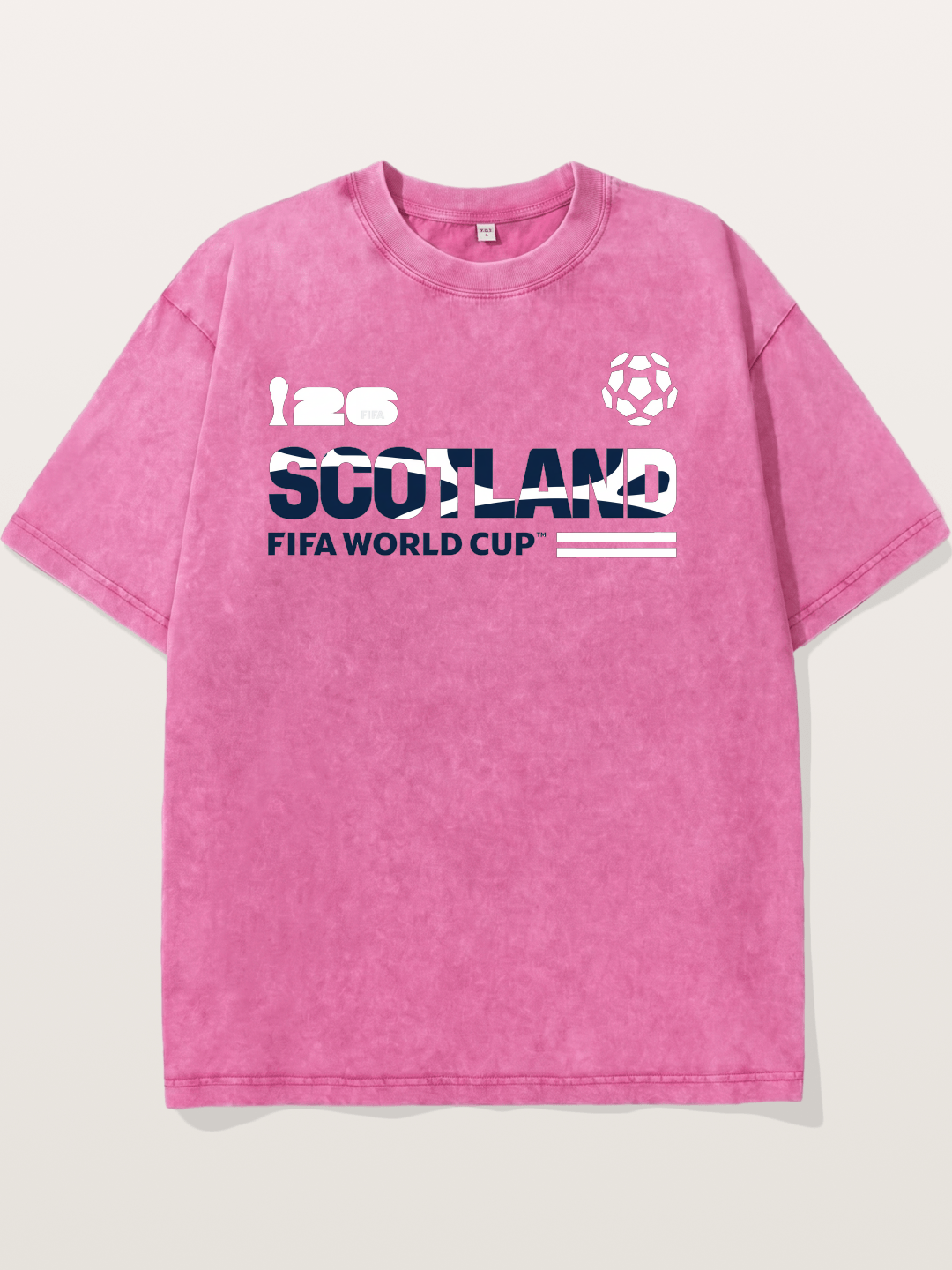 Scotland 2026 World Cup Logo Washed T-shirt