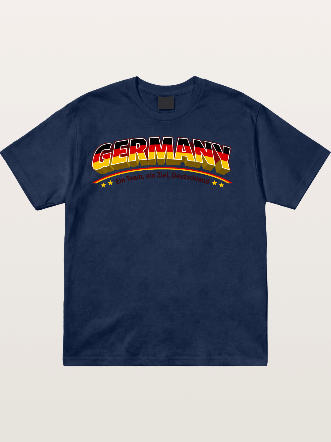 Germany Retro Team Logo WC Cotton T-shirt
