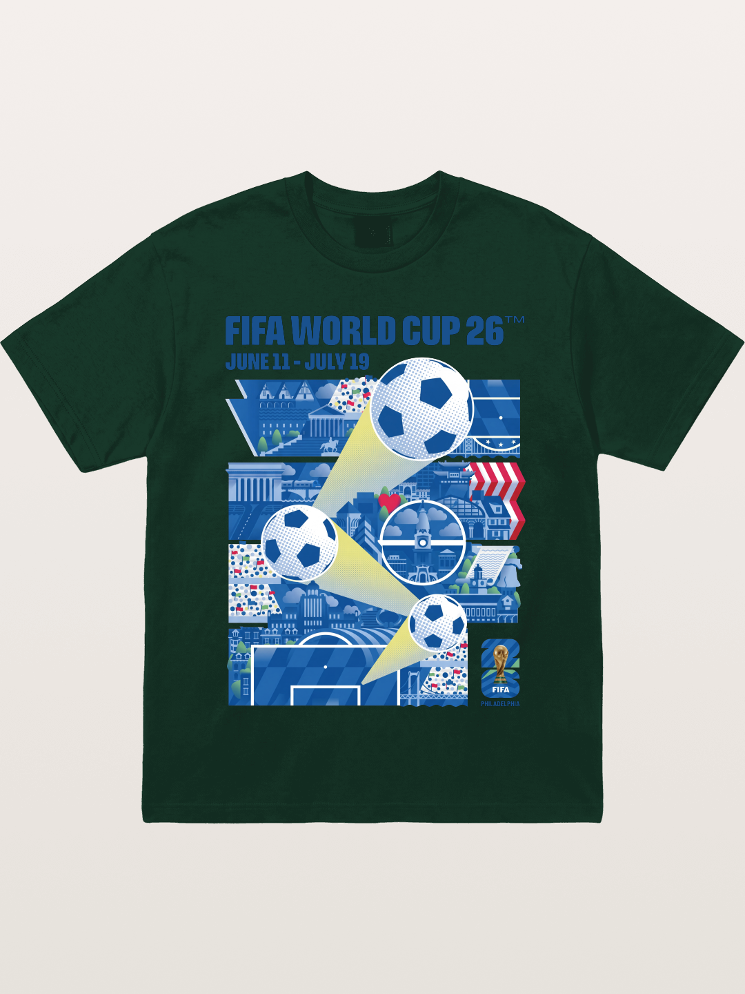2026 WC Schedule & Landmarks Gildan T-shirt