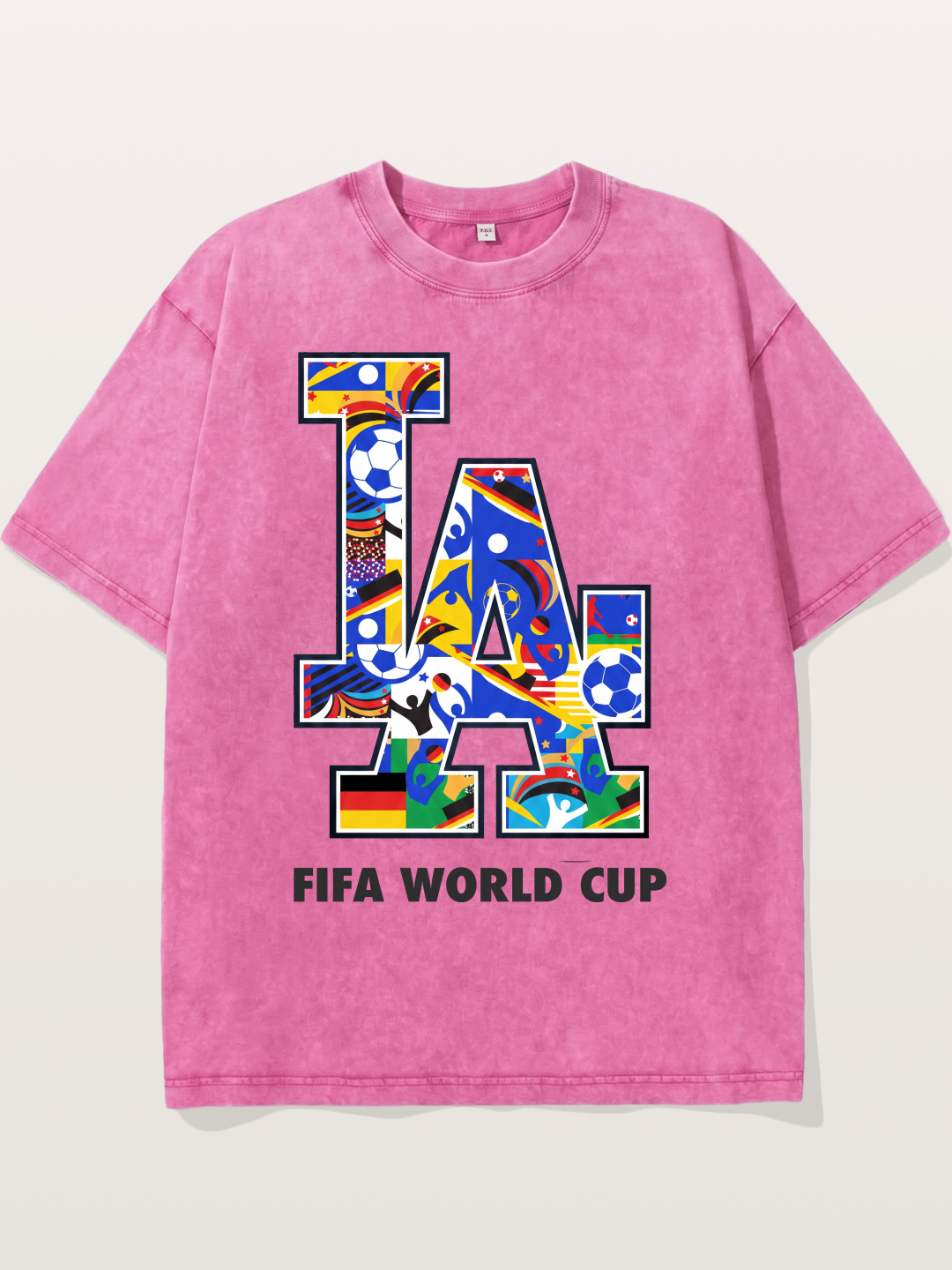 LA 2026 World Cup Nations Flags Washed T-shirt