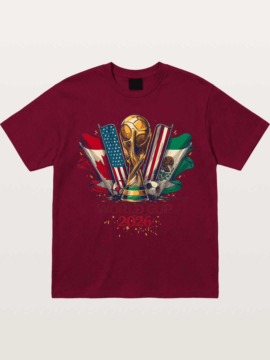 2026 WC World Flags Poster Gildan T-shirt