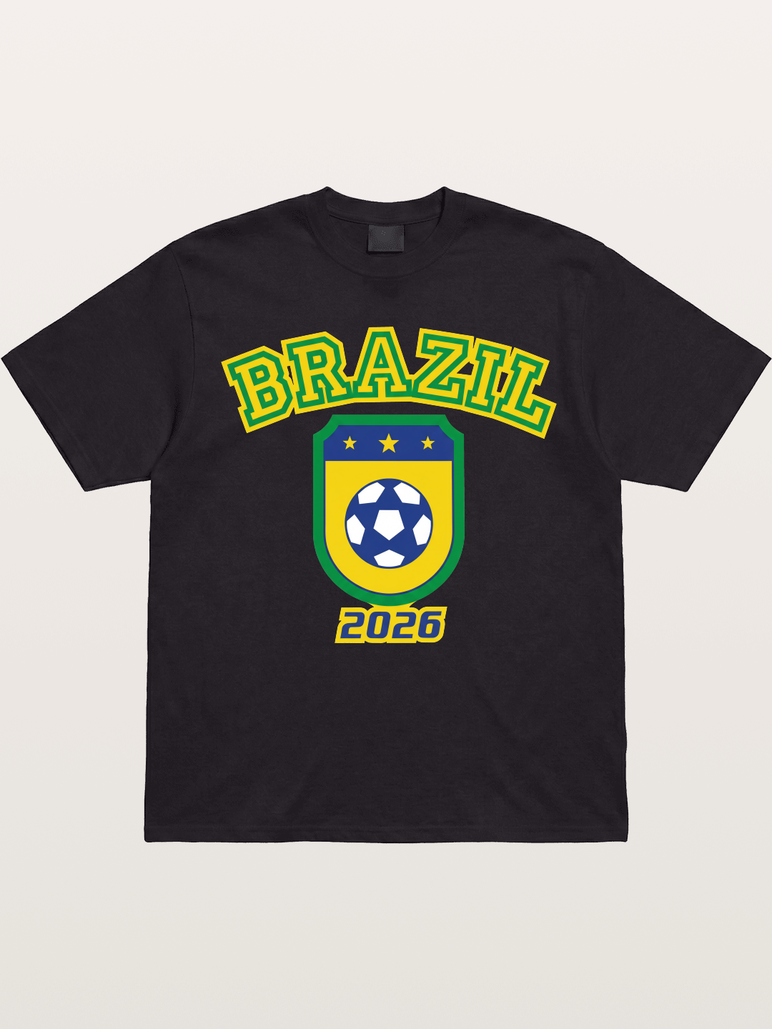Brazil 2026 World Cup Crest Gildan T-shirt
