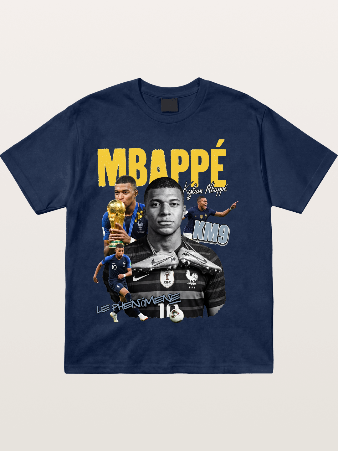 Kylian Mbappé KM9 Graphic Cotton T-shirt