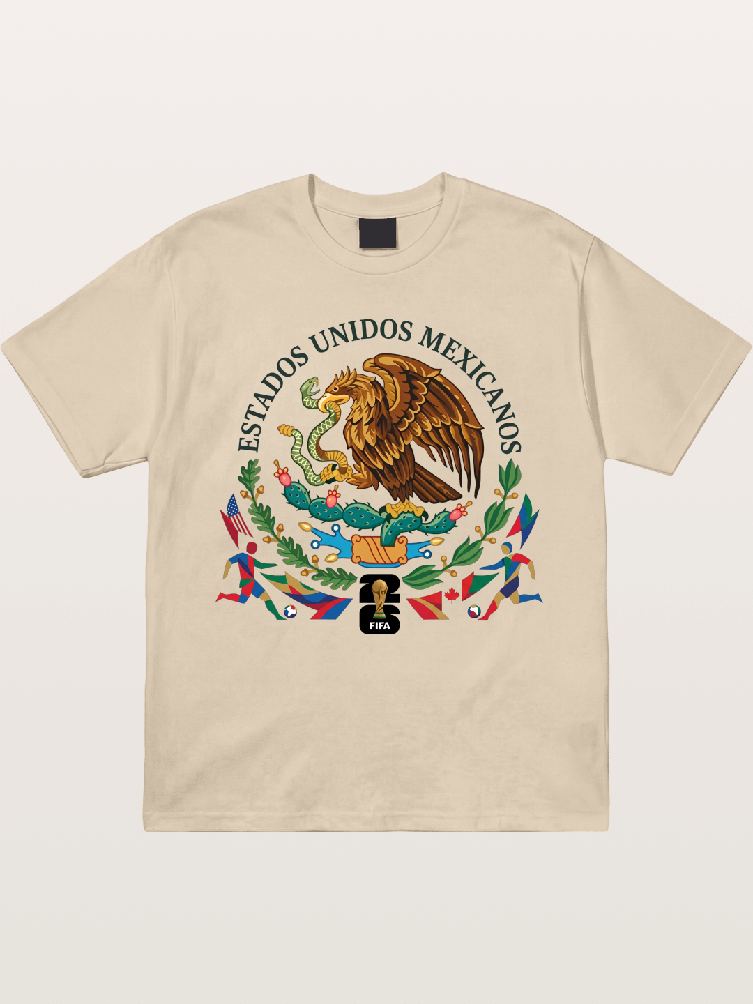 Mexican Eagle World Cup Art Gildan T-shirt