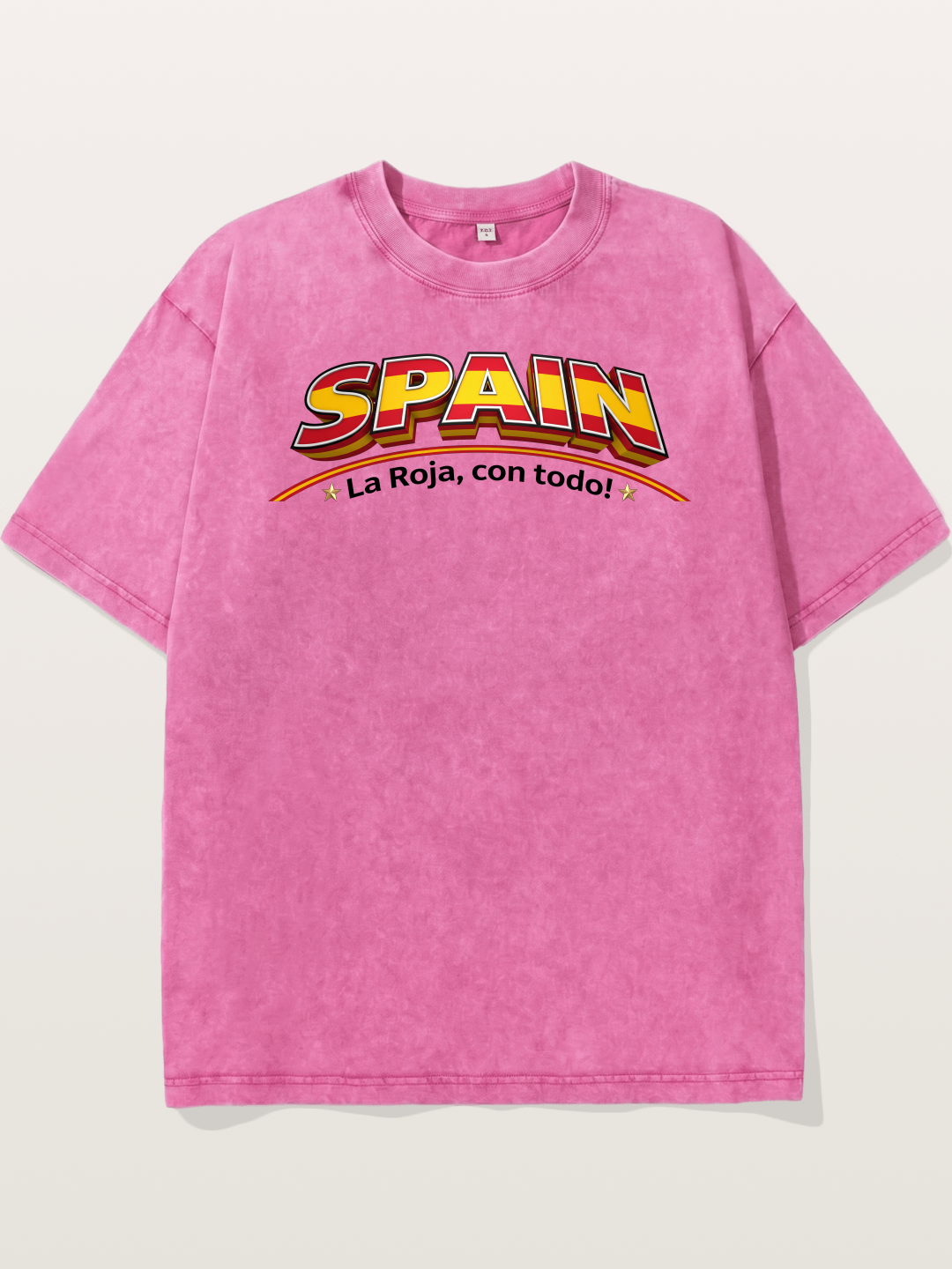Spain Retro Team Logo WC Washed T-shirt