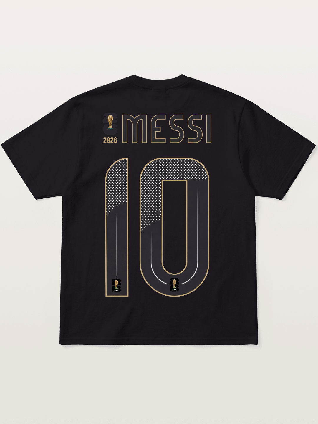 Argentina 10 Messi 2026 WC Cotton T-shirt