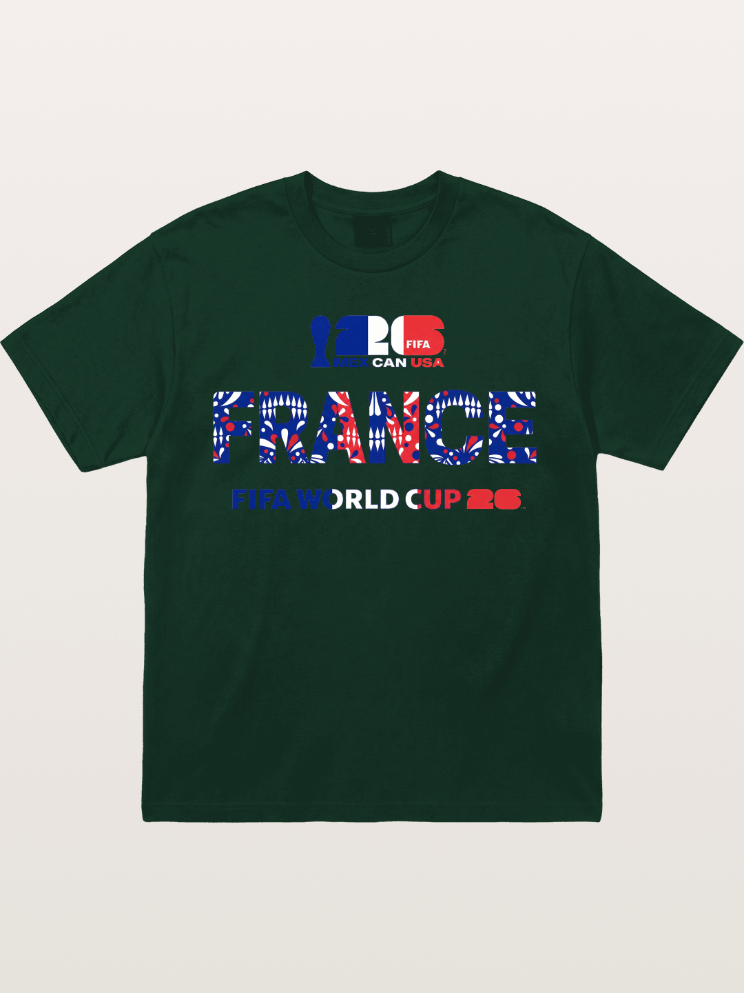 2026 World Cup France Pattern Graphic Gildan T-shirt