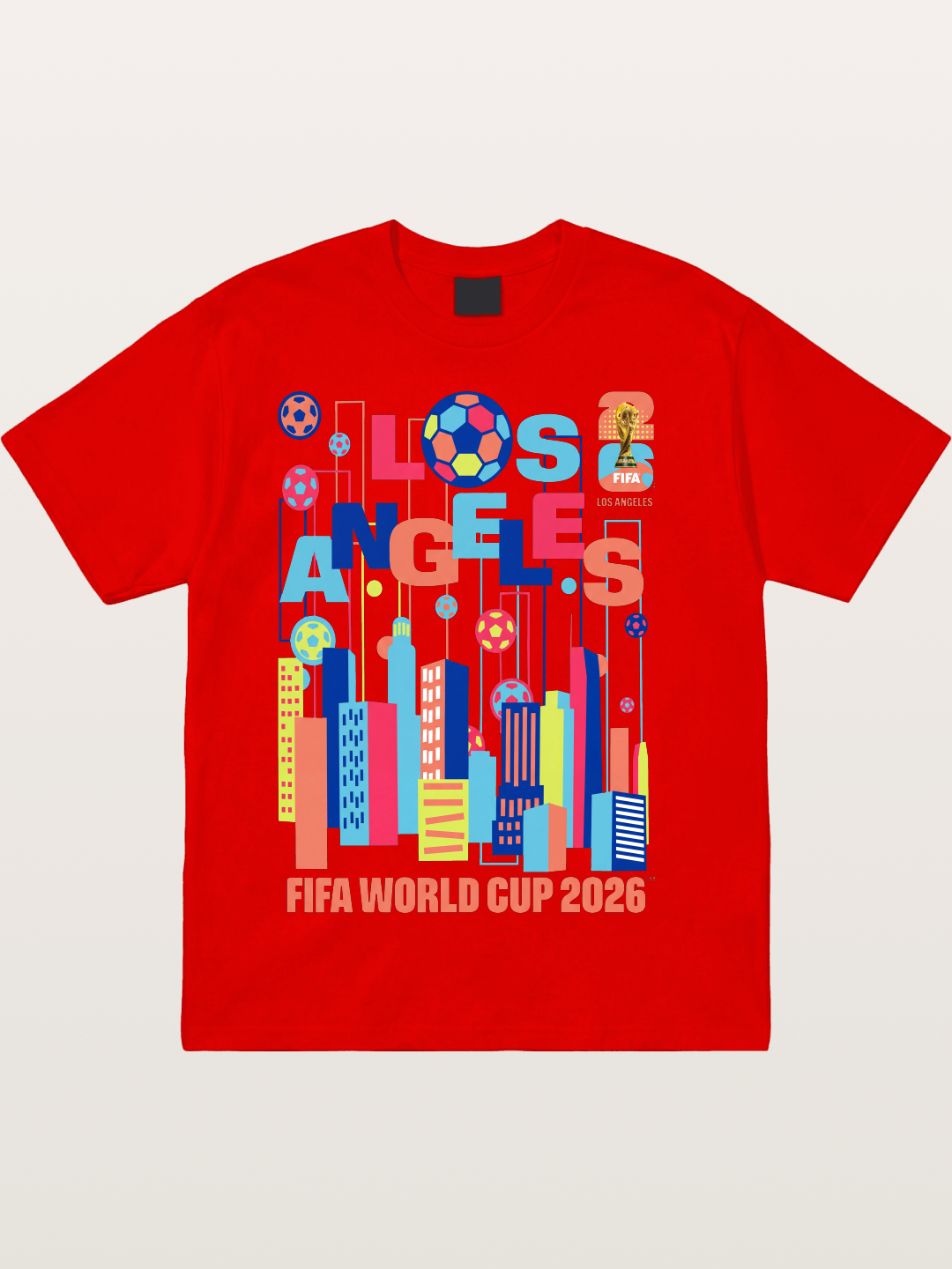 Los Angeles WC 2026 Cityscape Design Cotton T-shirt