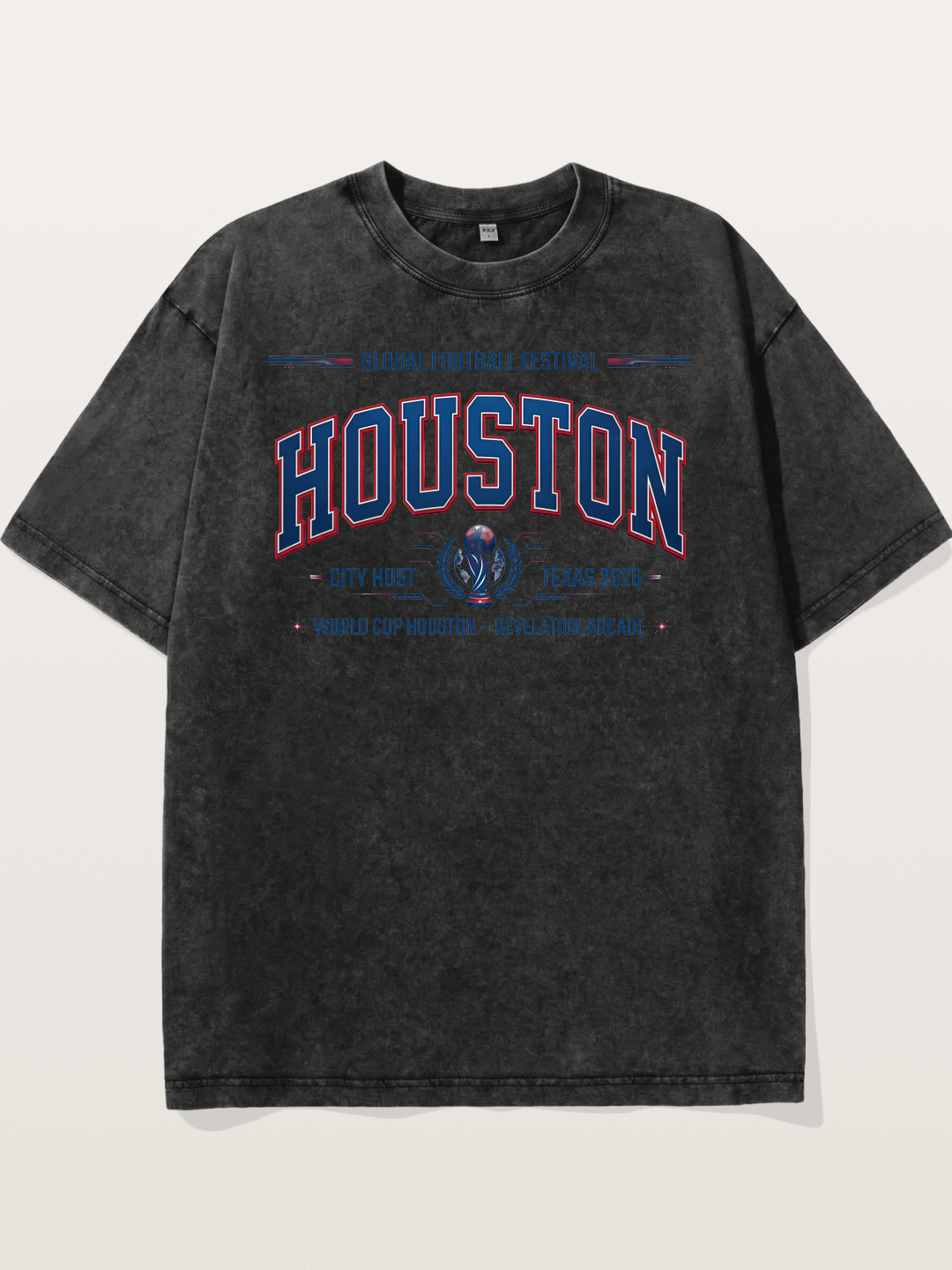 Houston 2026 WC Host Graphic Washed T-shirt