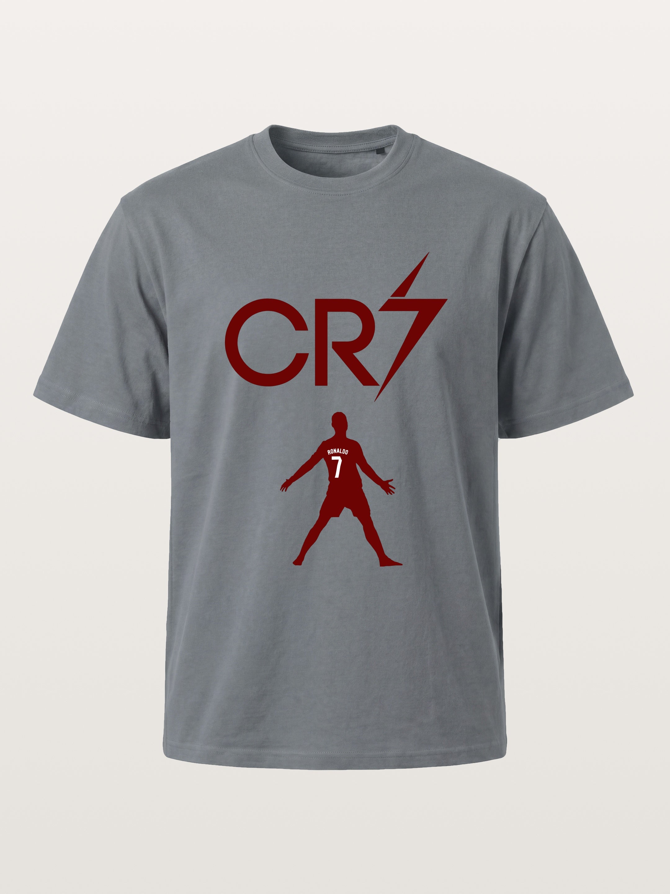 CR7 Initials And Player Silhouette Cotton T-shirt