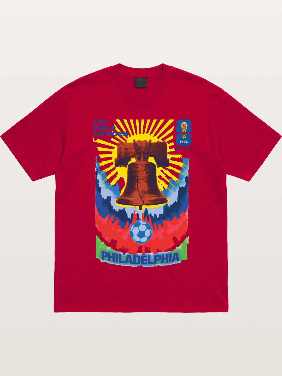 Philadelphia WC 2026 Liberty Bell Gildan T-shirt
